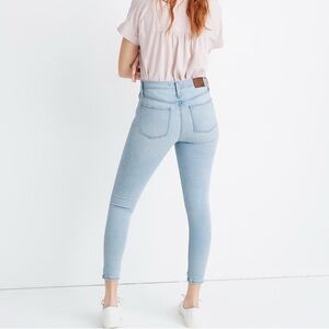 Madewell 9" Mid-Rise Skinny Crop Jeans in Coolmax Denim Edition size 32